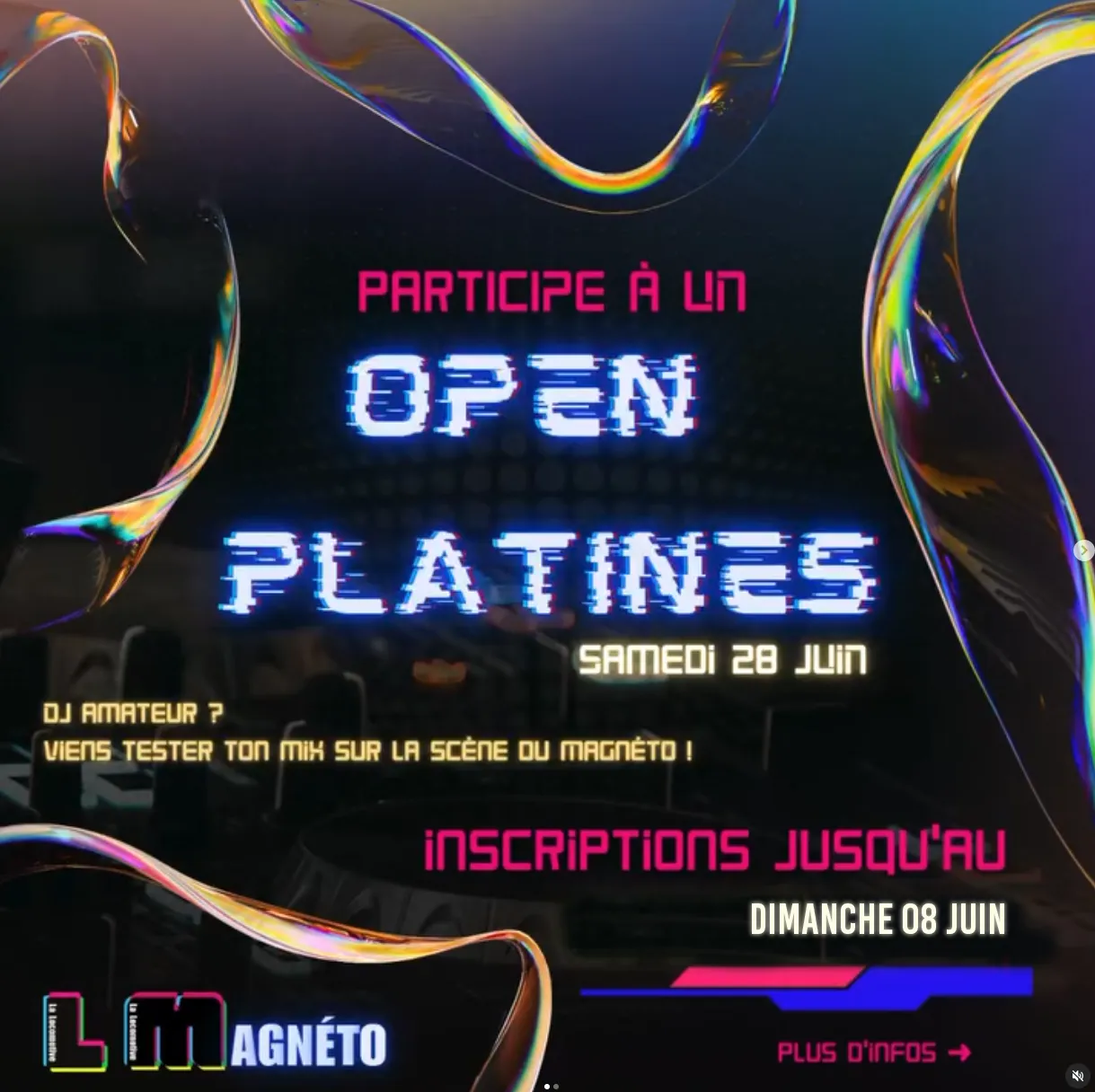 Open Platines au Magnéto !