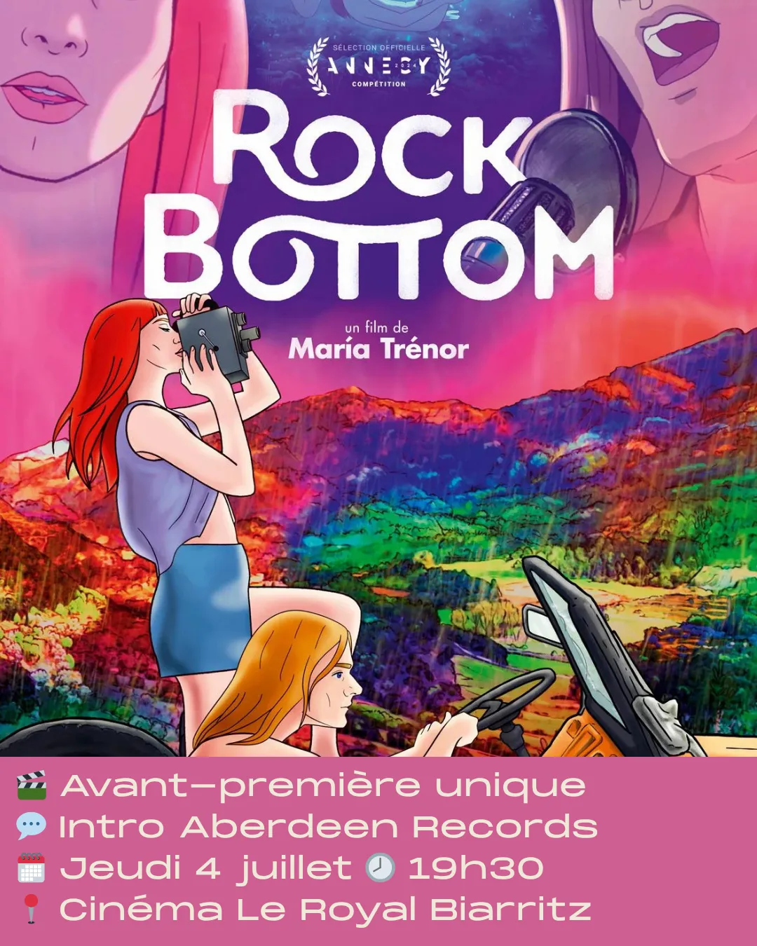 Projection rock bottom