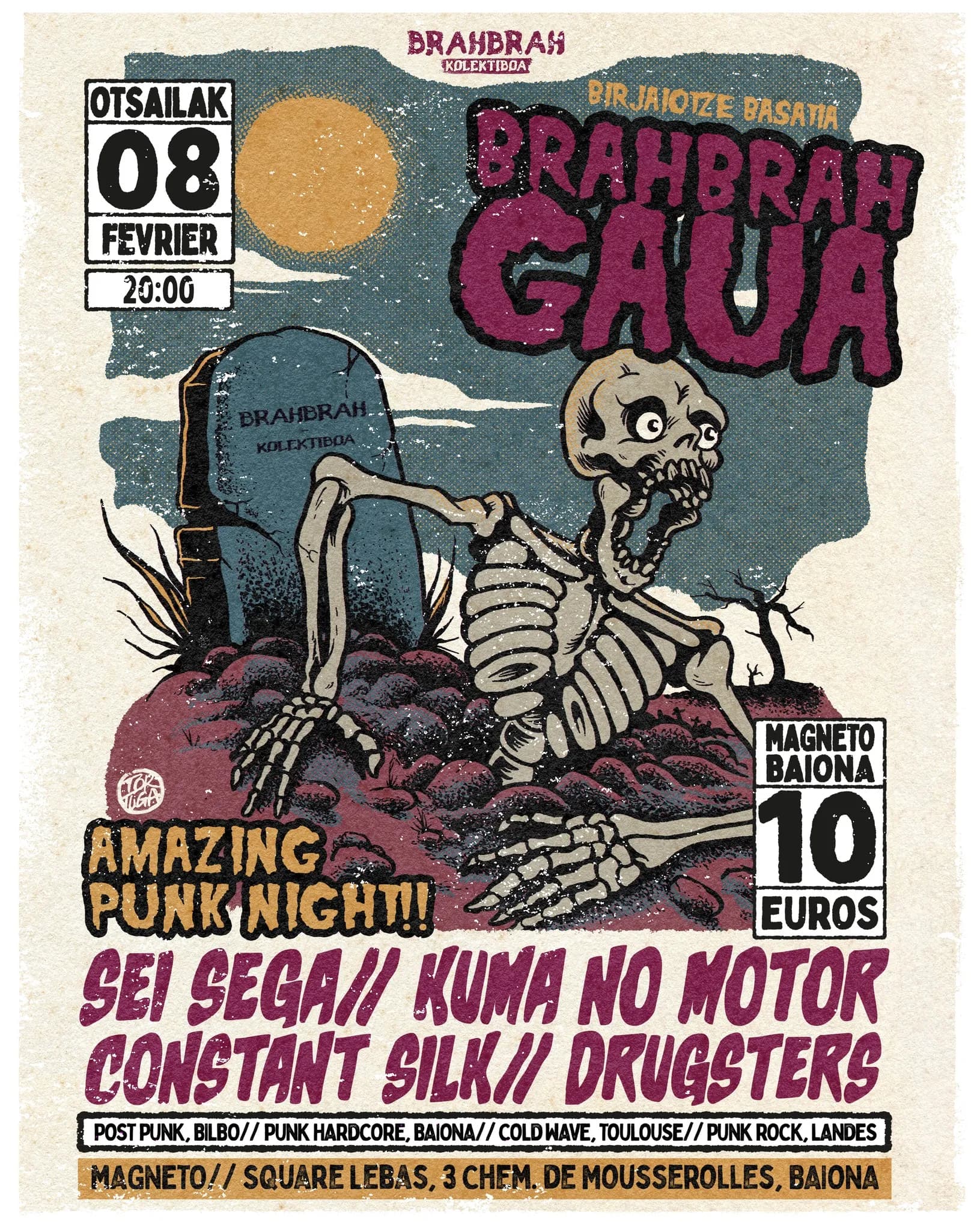 Brahbrah Gaua au Magneto / concert punk rock