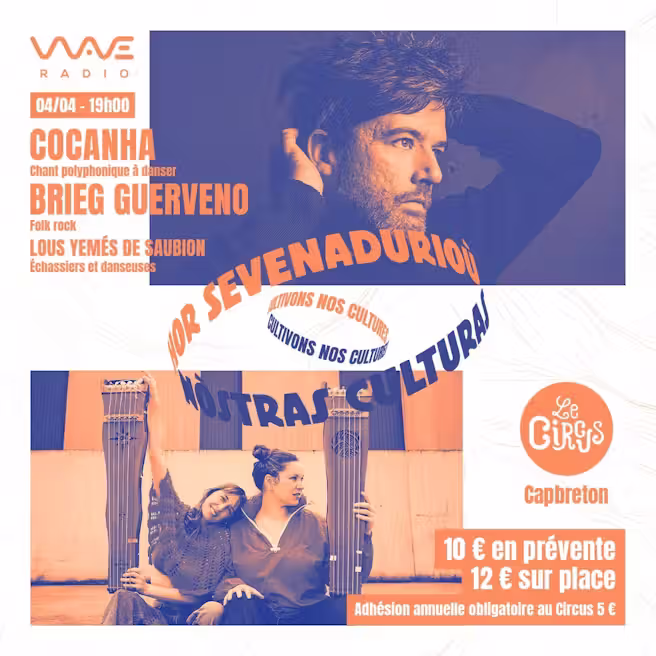 Circus Live x Wave Radio : Cocanha + Brieg Guerveno