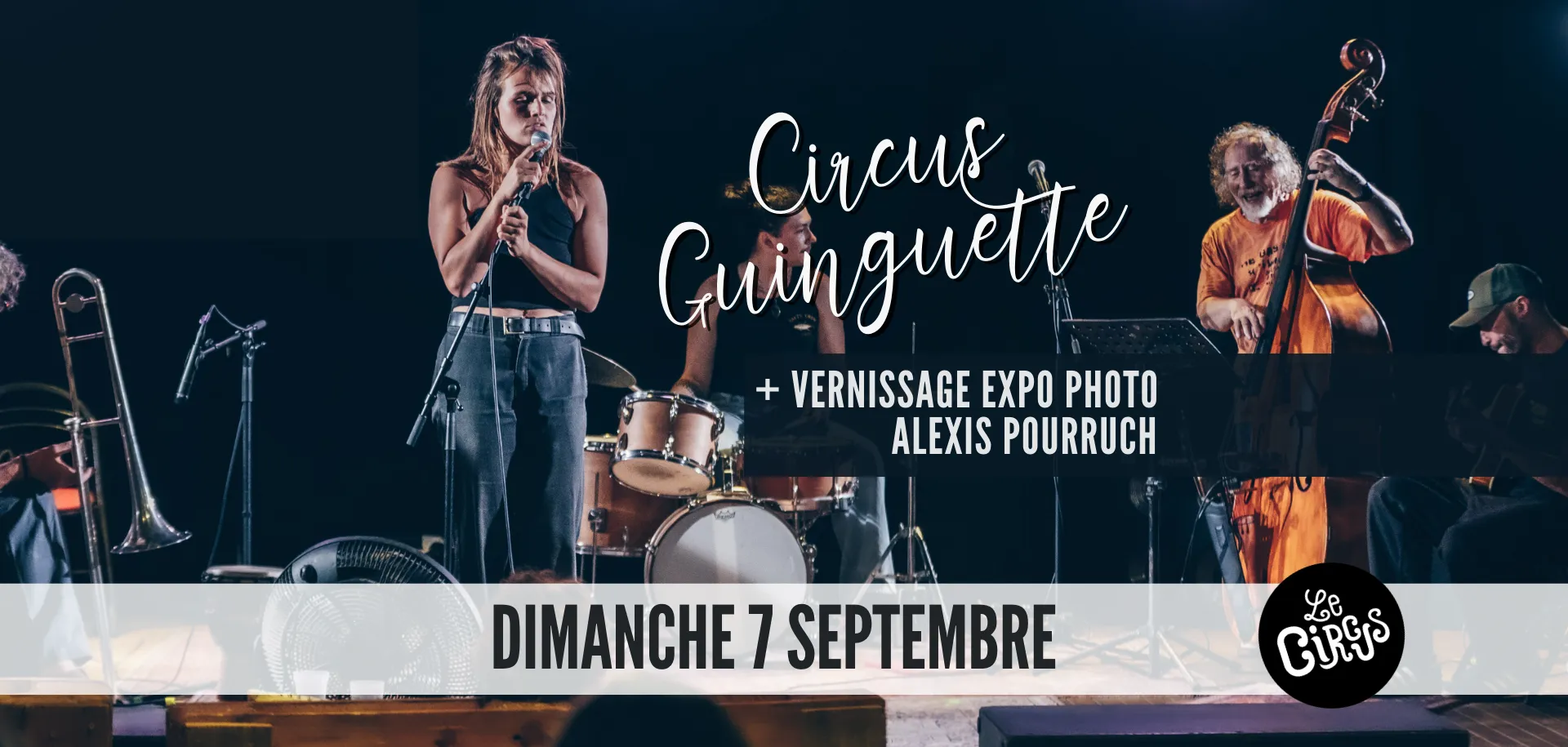Circus Guinguette : la jam jazz + Vernissage expo photo Alexis Pourruch