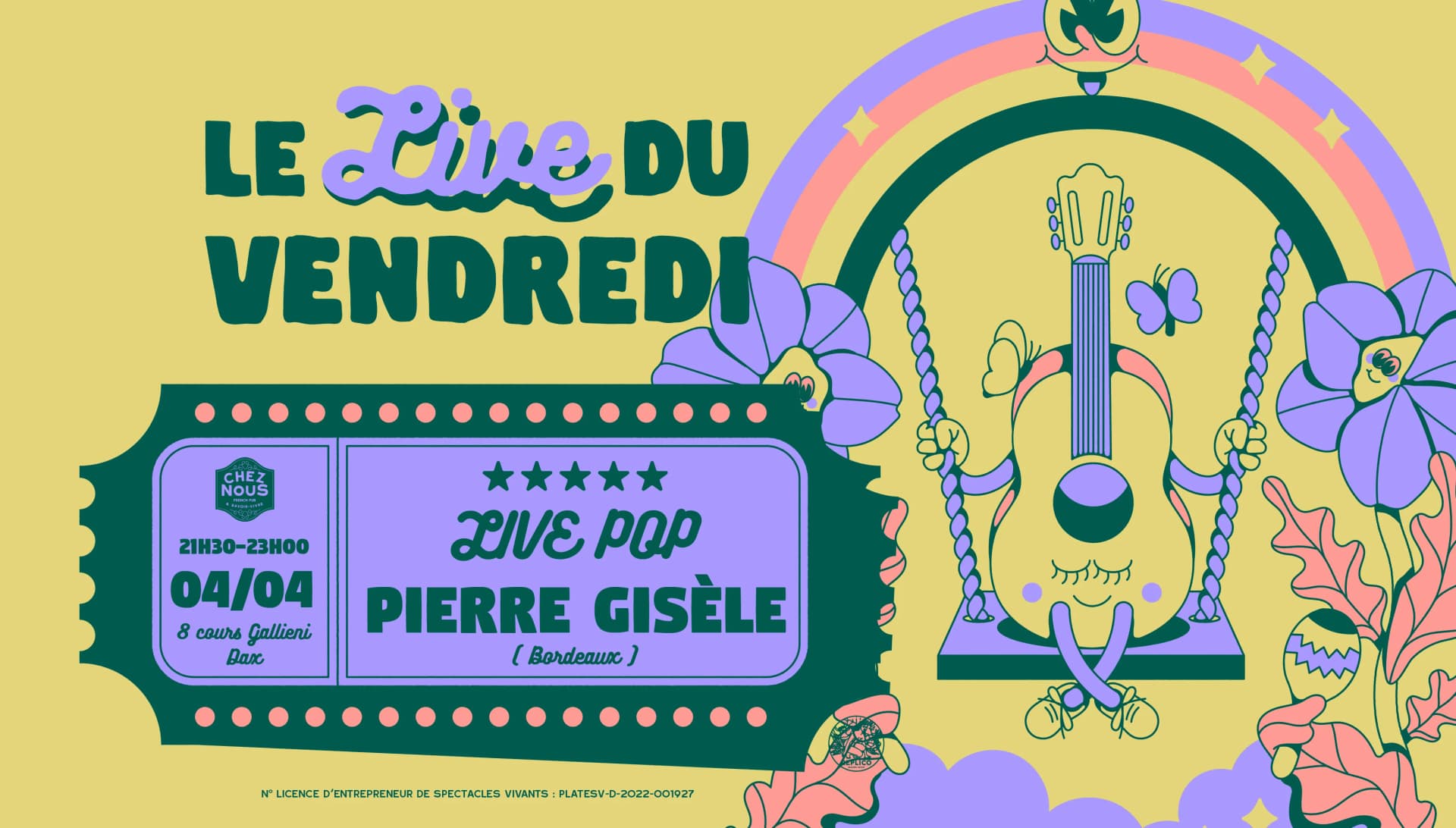 LE LIVE DU VENDREDI - PIERRE GISÈLE