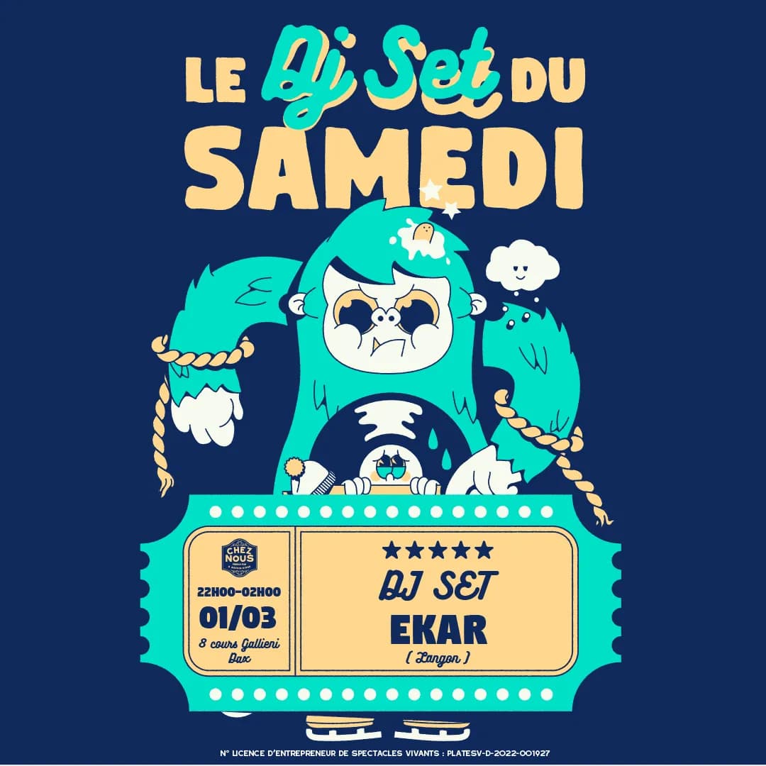 LE DJ SET DU SAMEDI - EKAR