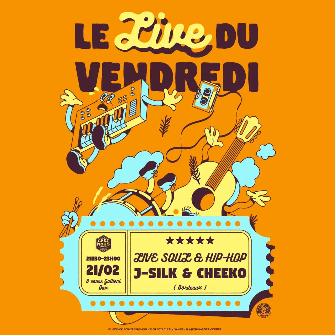 LE LIVE DU VENDREDI - JSILK & CHEEKO