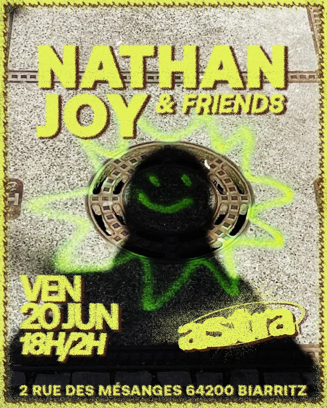 NATHAN JOY X ASTRA - 20/06 - 18H/2H