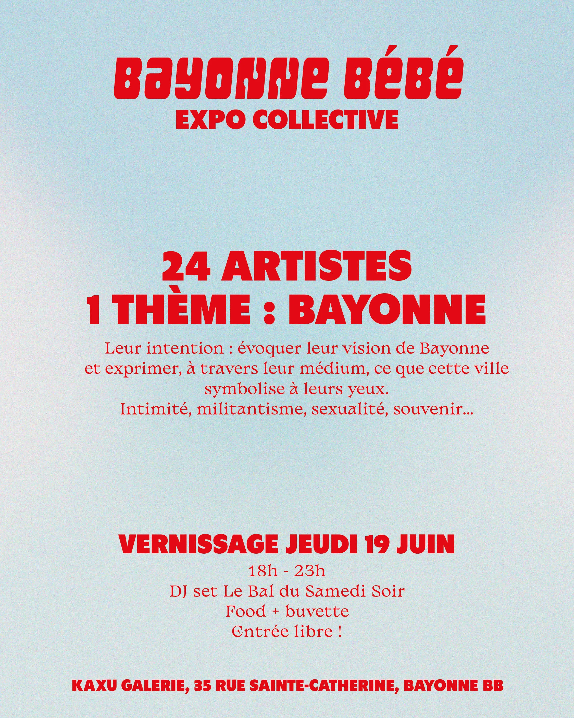 Vernissage festif - Bayonne bébé 
