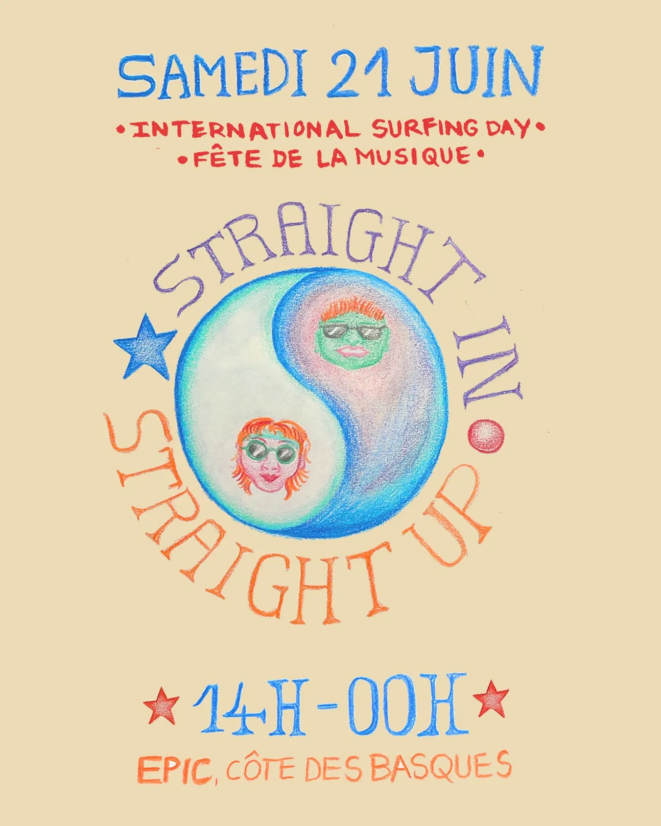 STRAIGHT IN x STRAIGHT UP 