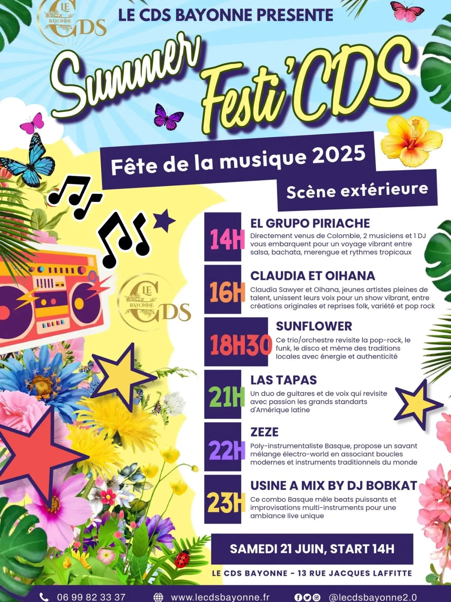 FÊTE DE LA MUSIQUE AU CDS
