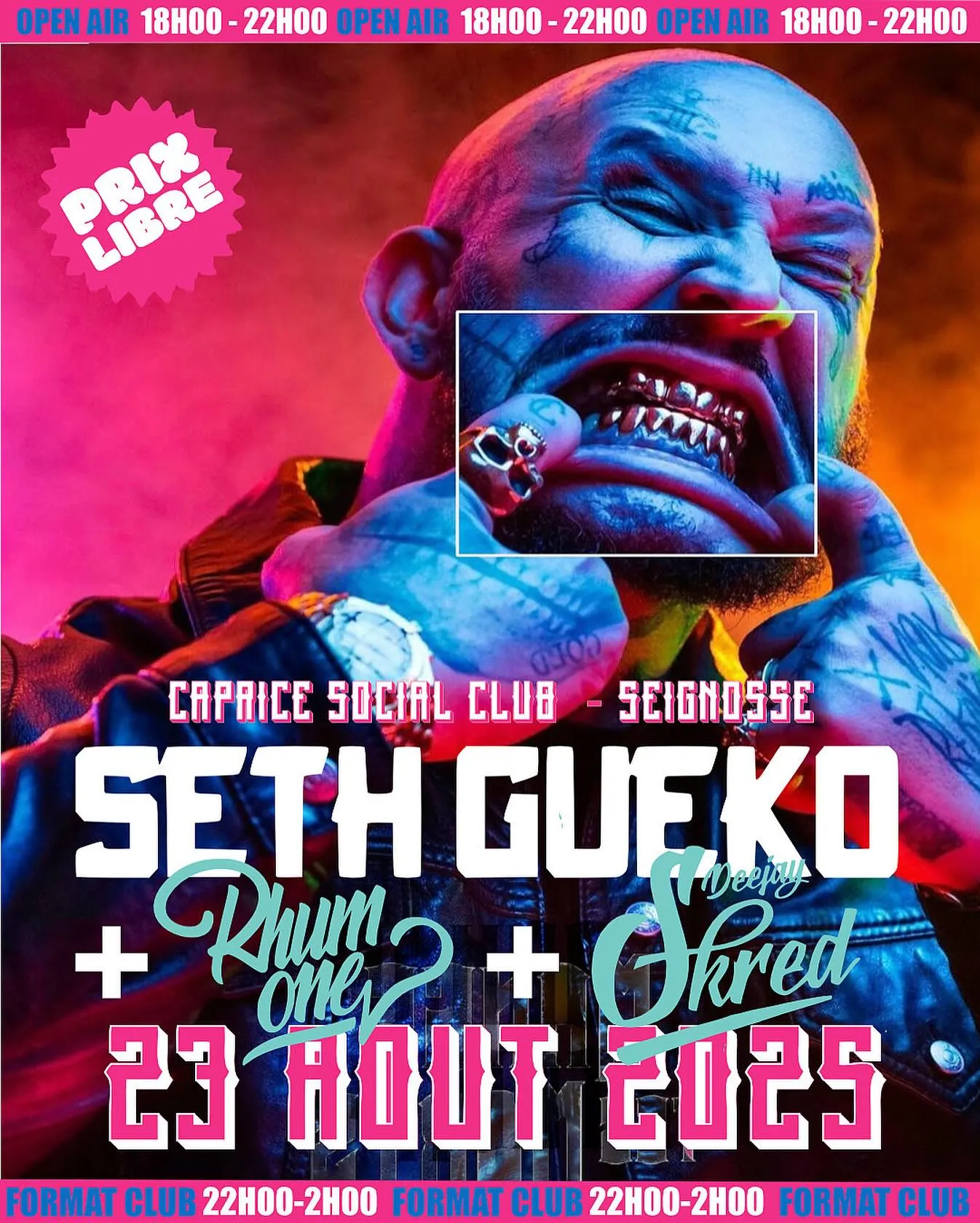 Seth Gueko / Rhum one / Deejay Skred