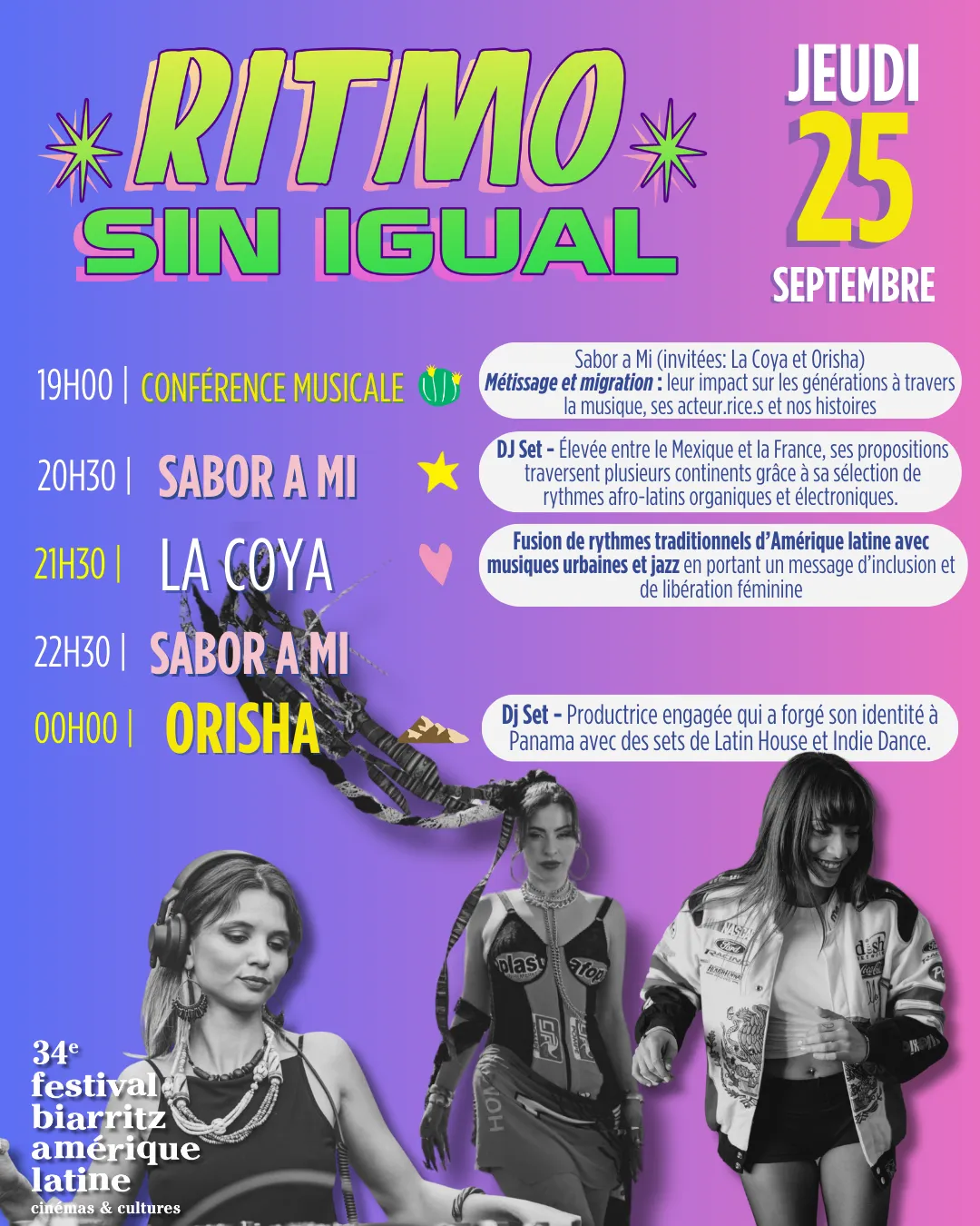 Ritmo sin igual- festival biarritz amérique latine