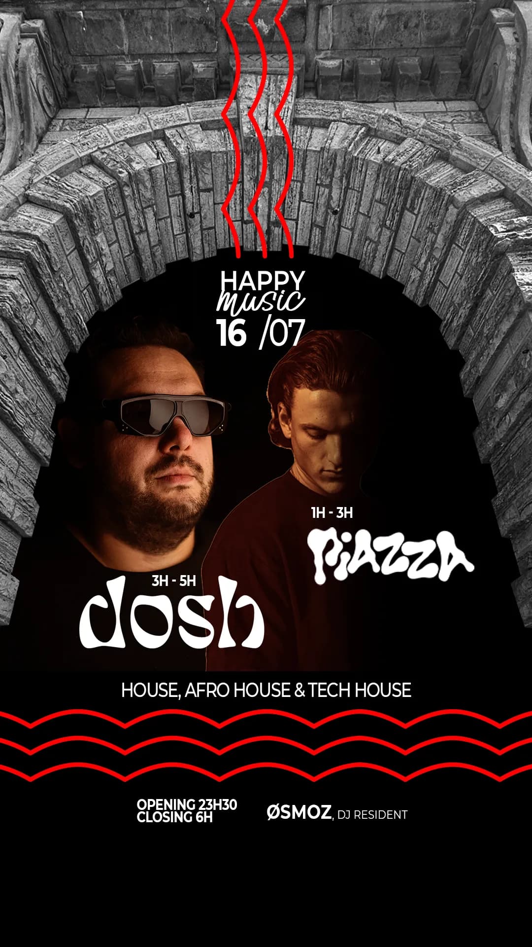 HM FESTIVAL : PIAZZA, DOSH, ØSMOZ