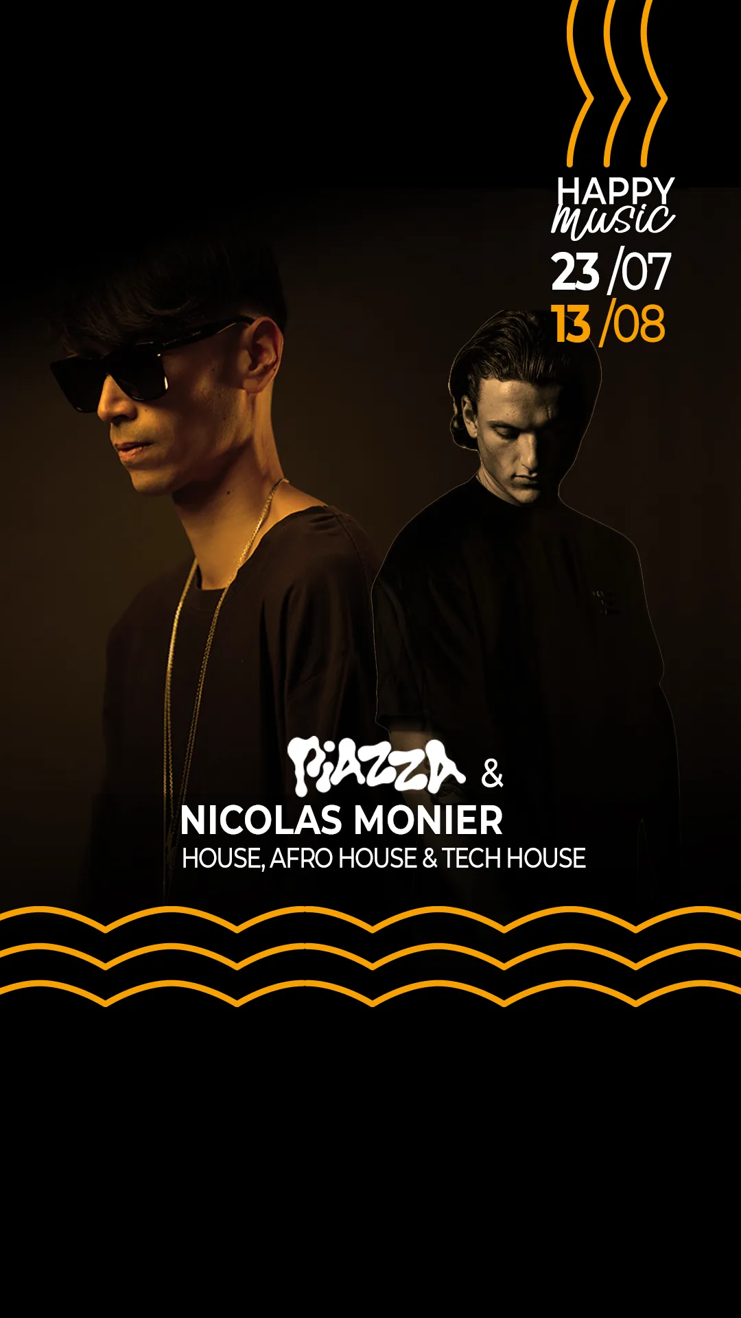 HAPPY MUSIC FESTIVAL : PIAZZA, NICOLAS MONIER & GABZZ