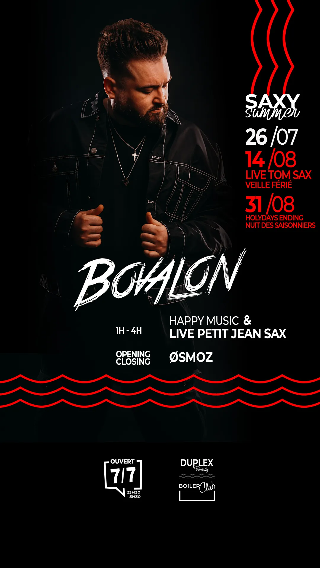 SAXY SUMMER : BOVALON & SAX PERFORMER