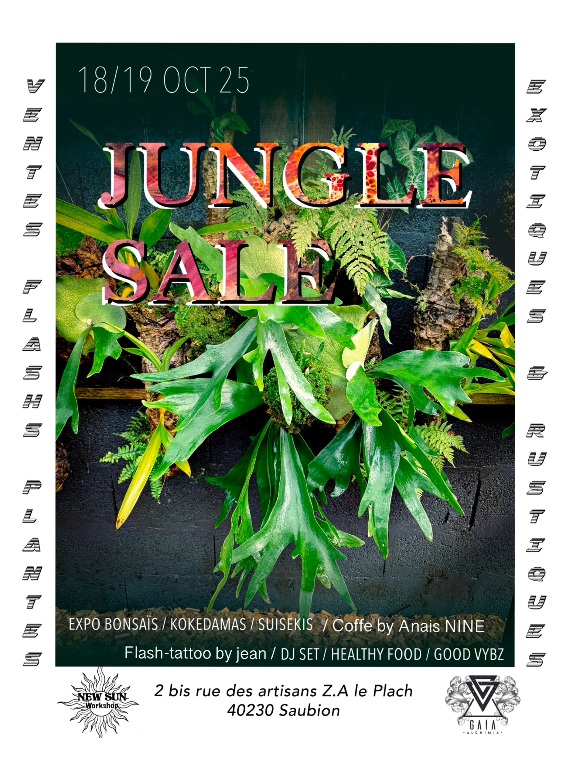 Jungle sale x new sun workshop