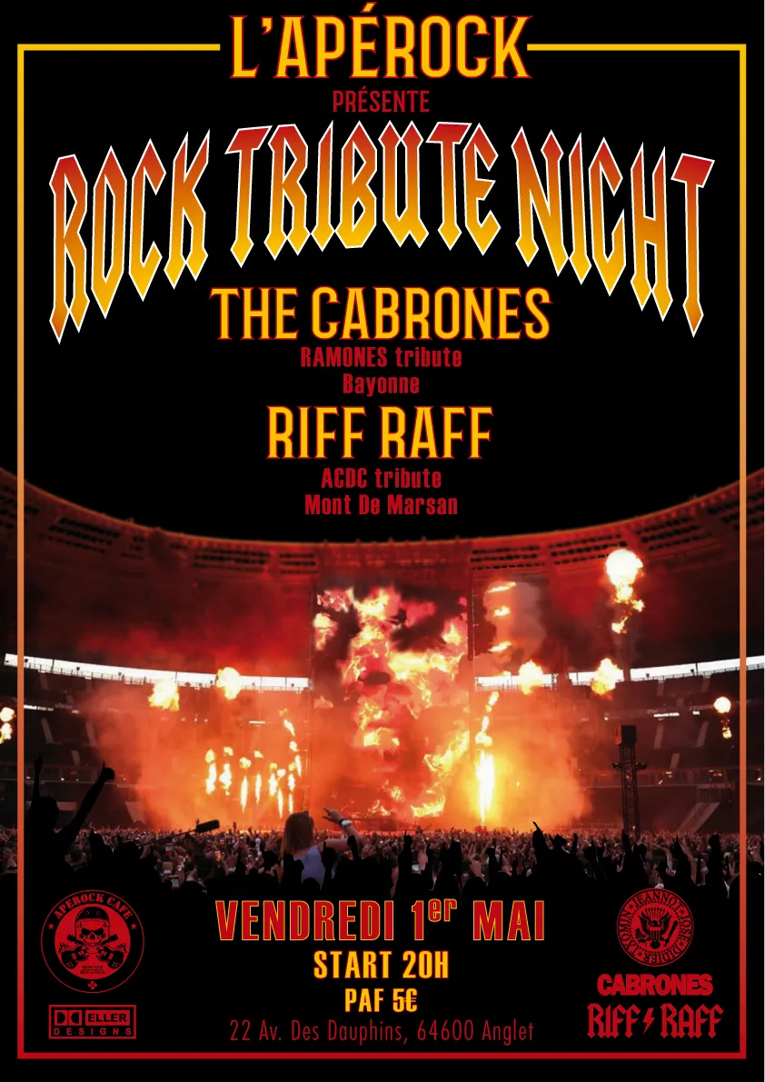Aperock tribute night w/ the Cabrones & riff raff
