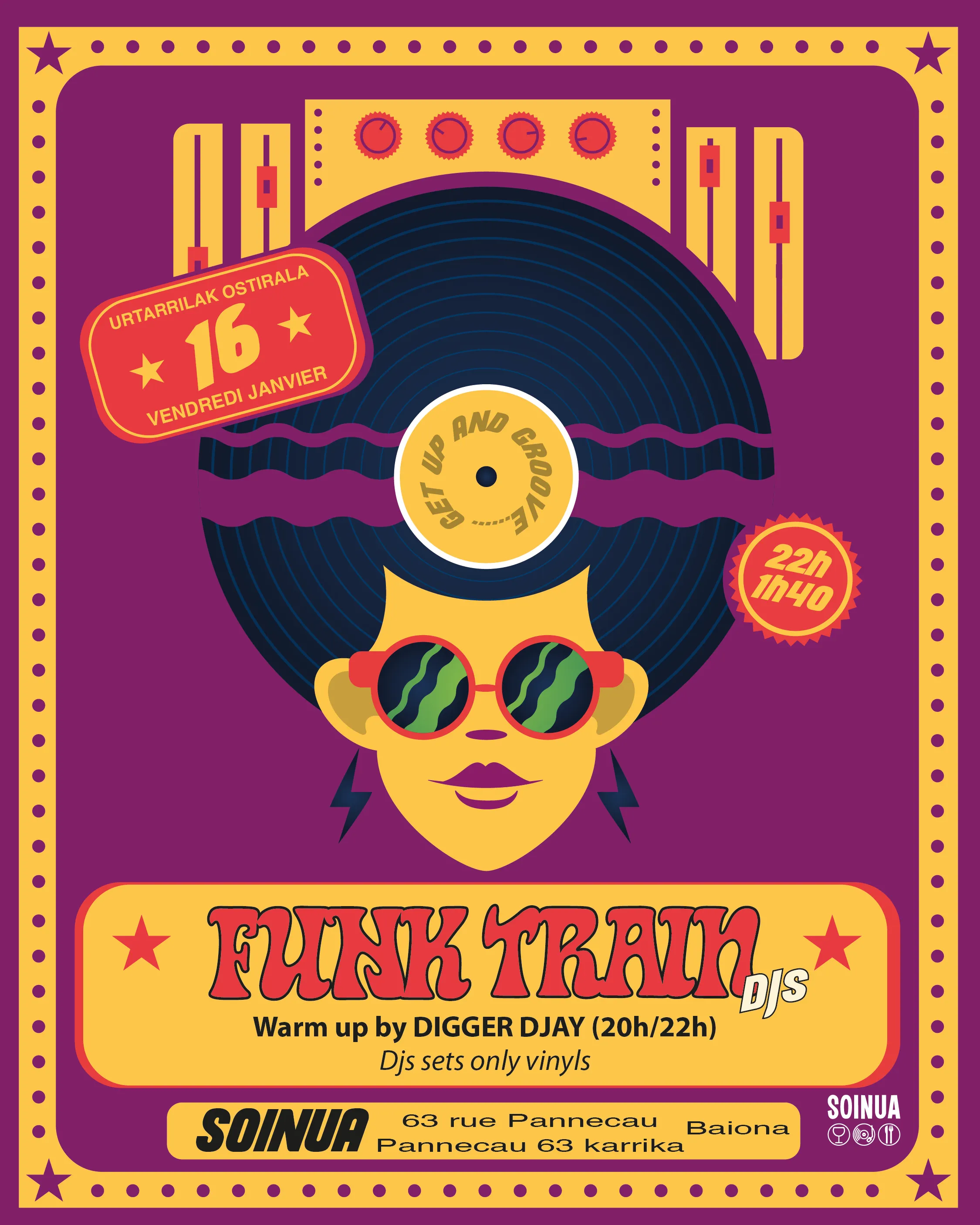 Funk train DJ SET @ Soinua