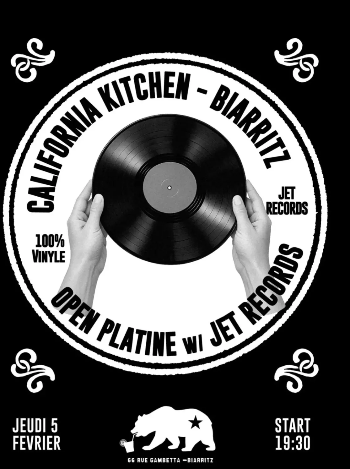 Open platine w/ jetrecords