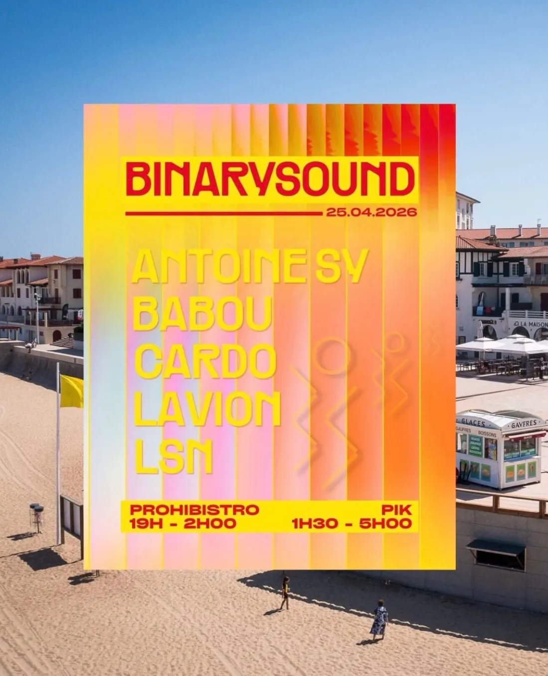 Binary sound after 