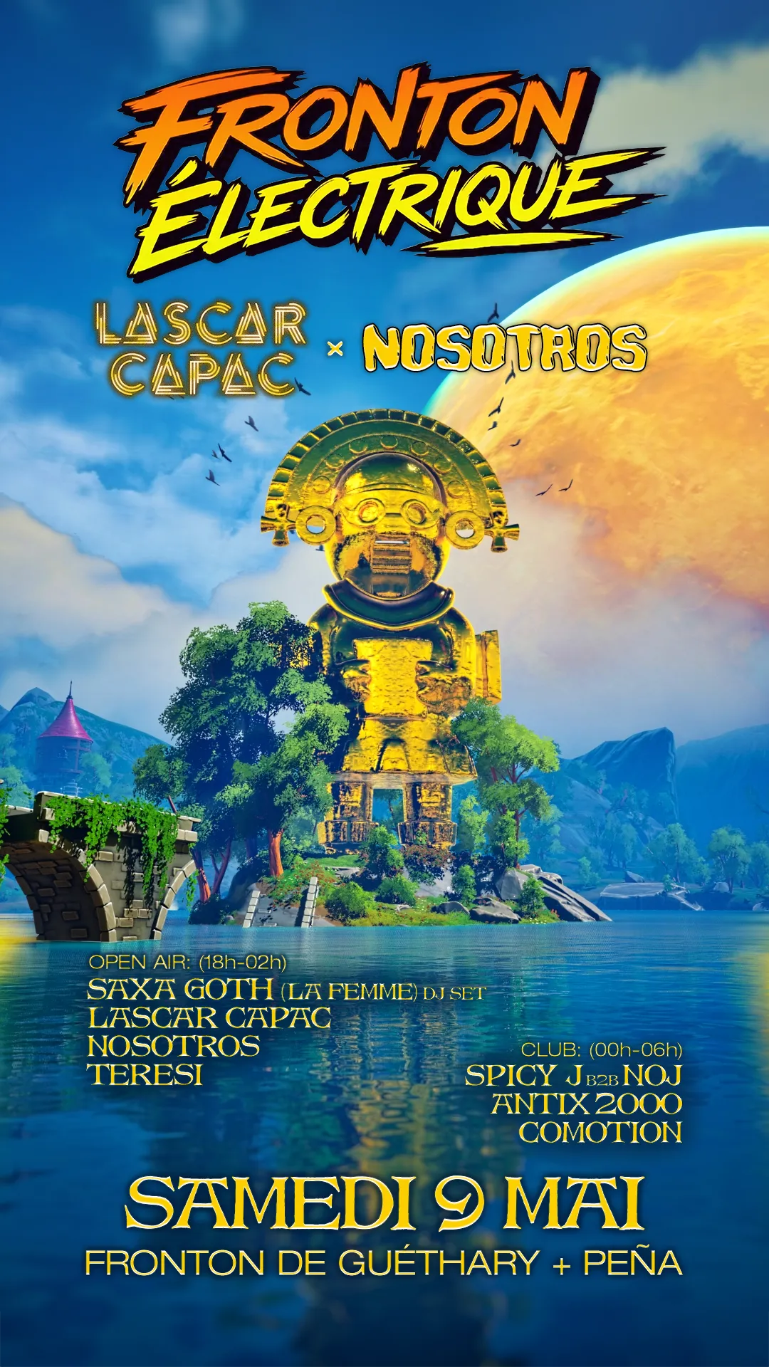 FRONTON ELECTRIQUE par lascar capac x nosotros