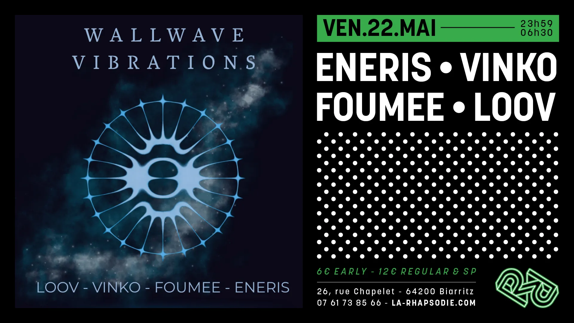 WALLWAVE VIBRATIONS : ENERIS • LOOV • VINKO • FOUMEE