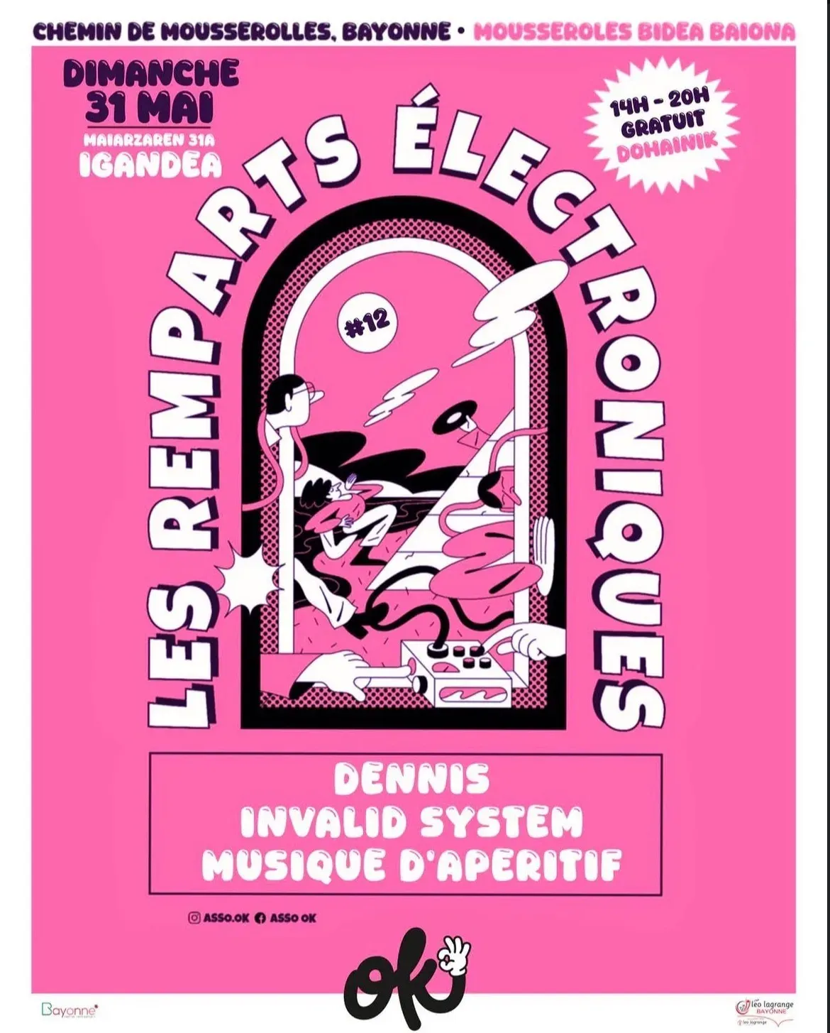 LES REMPARTS ELECTRONIQUES DJ SET : DENNIS, INVALID SYSTEM, MUSIQUE D'APERITIF