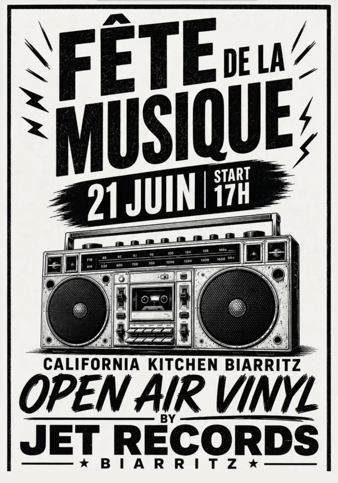 Open air vinyl jetrecords x California kitchen 