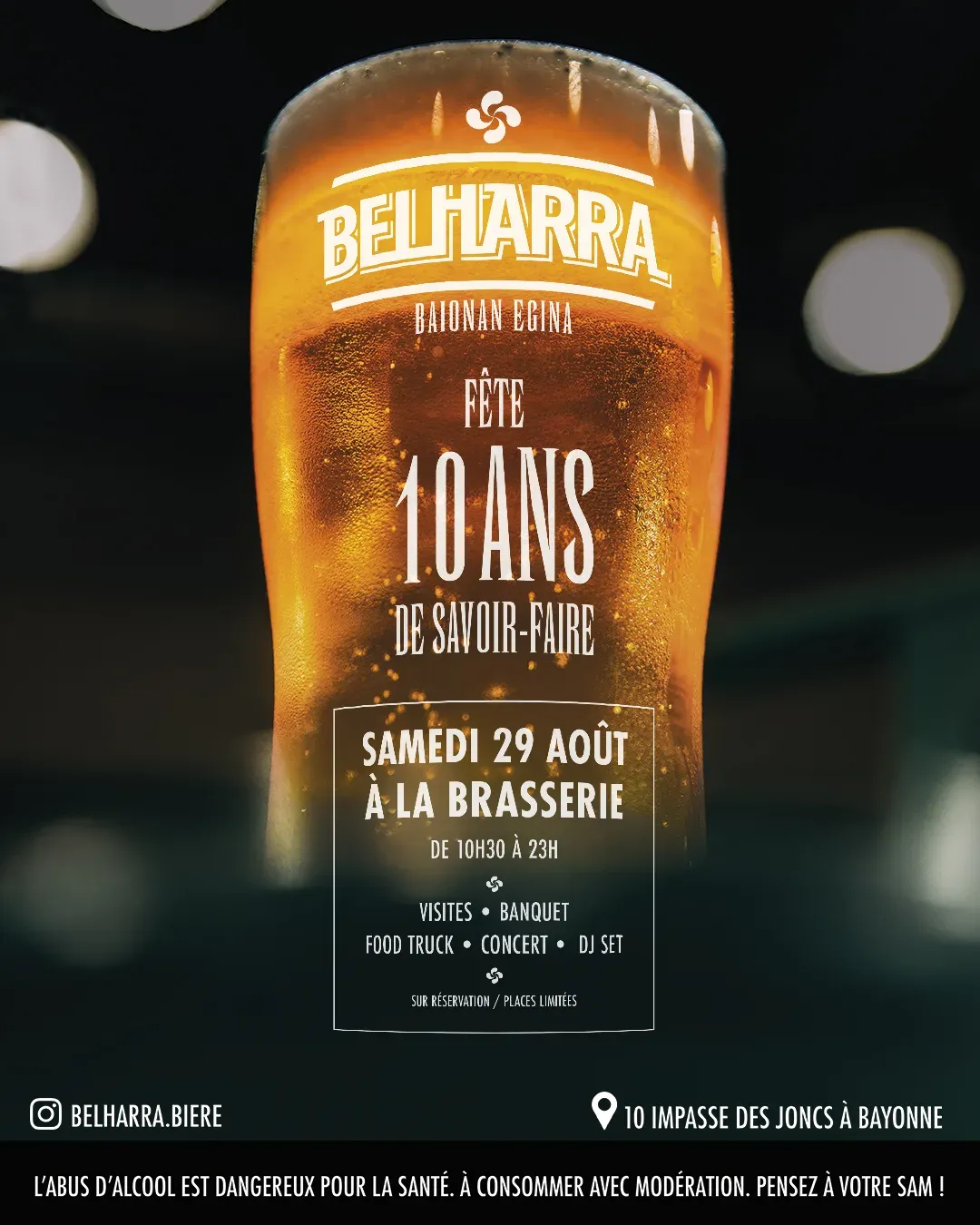 LA brasserie Belharra Fête ses 10 ANS