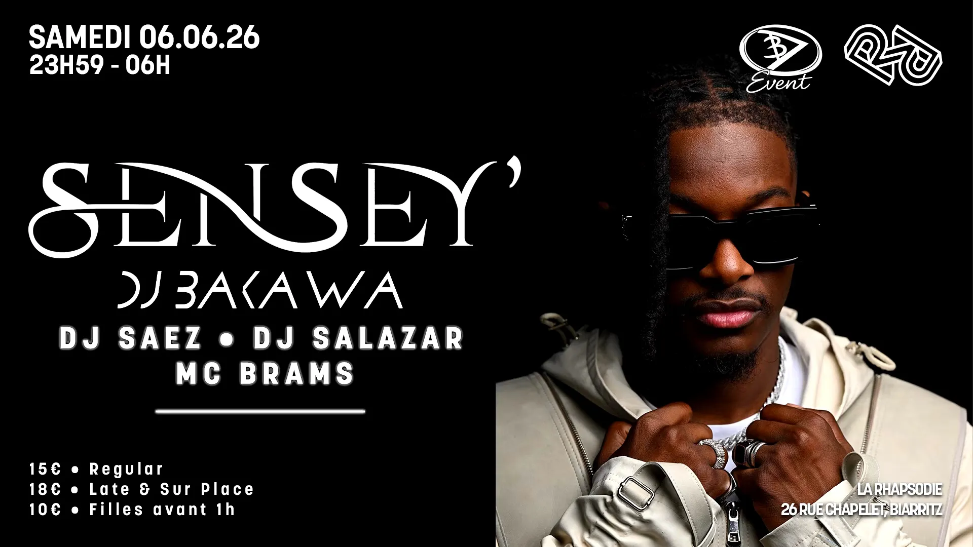  SHOWCASE : SENSEY' // DJ BAKAWA • DJ SAEZ • DJ SALAZAR