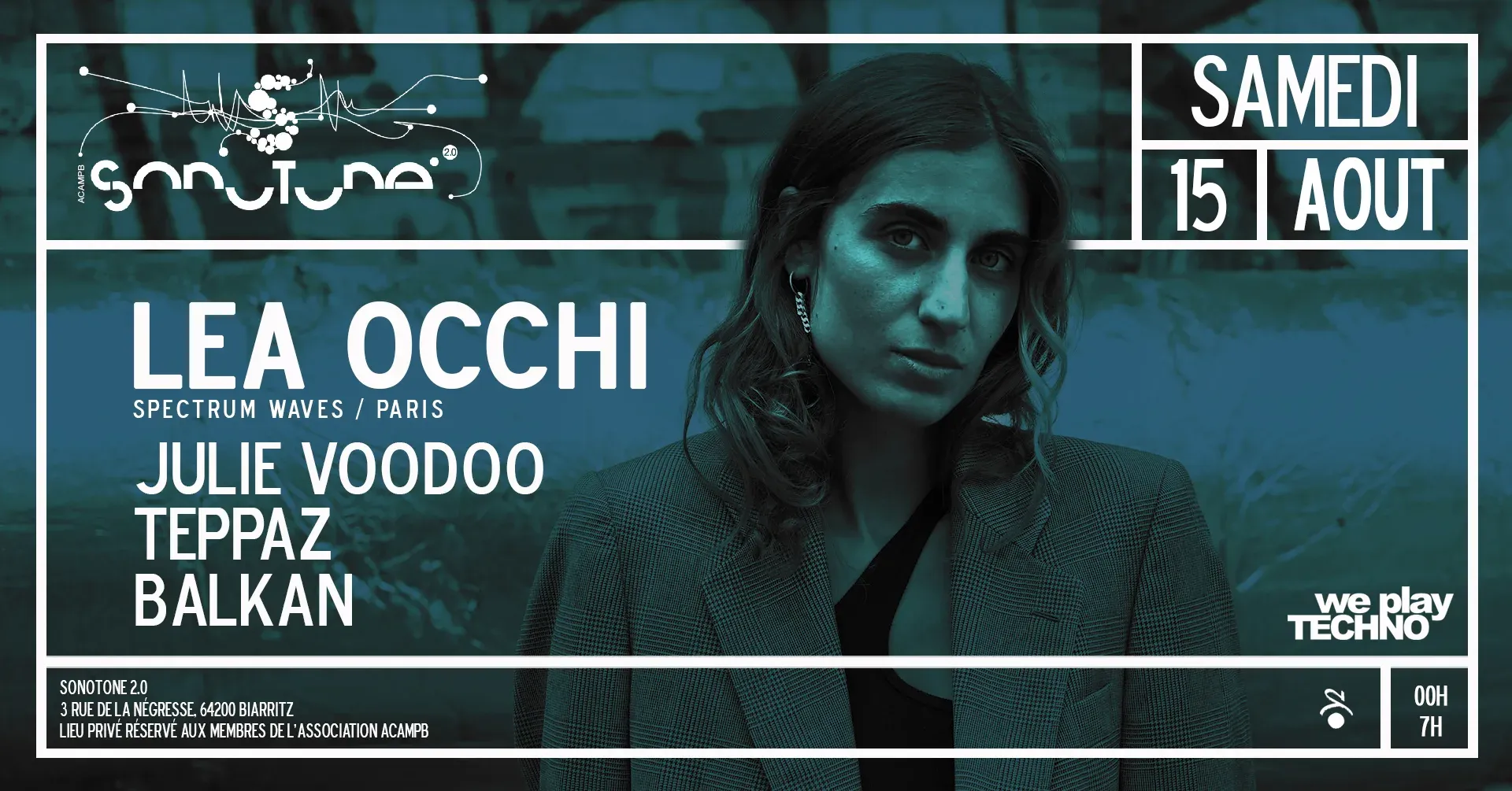 We play techno avec lea occhi (spectrum waves / paris)