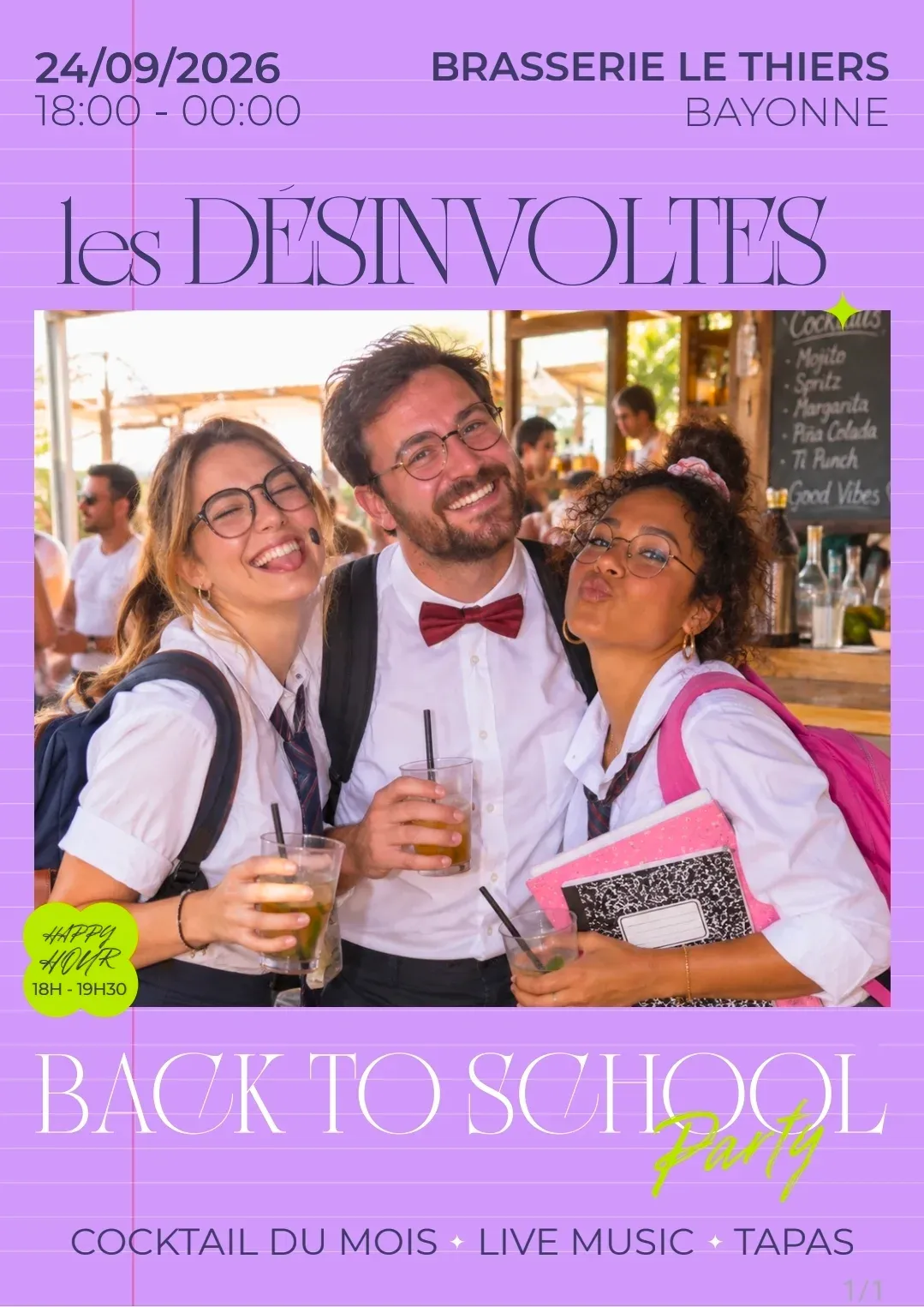 Back to school - Les Désinvoltes 