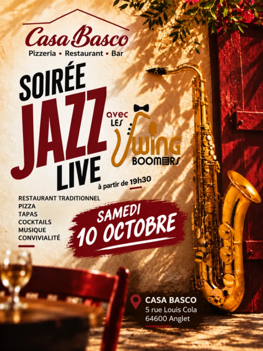 🎷 SOIRÉE JAZZ LIVE 🎷