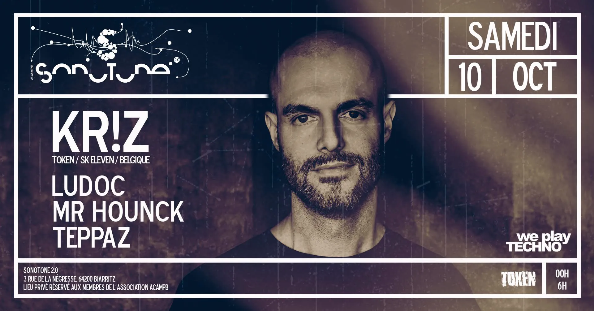 WE PLAY techno / kr!z (token records / Belgique)