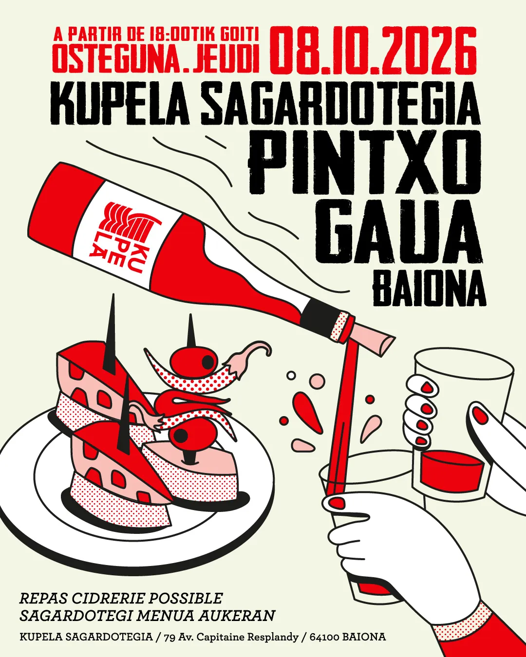 Pintxo GAUA - Kupela sagardotegia