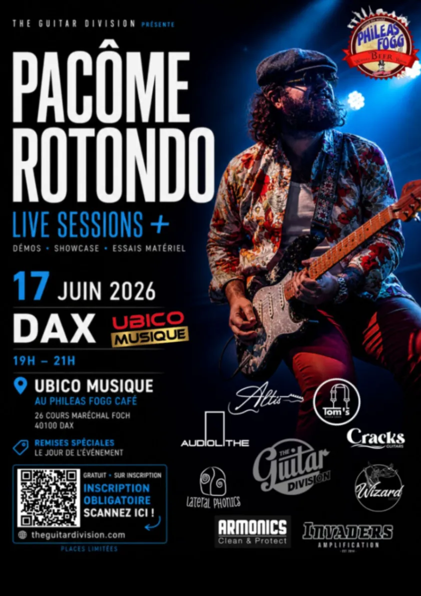 THE GUITAR DIVISION LIVE SESSIONS AVEC PACÔME ROTONDO