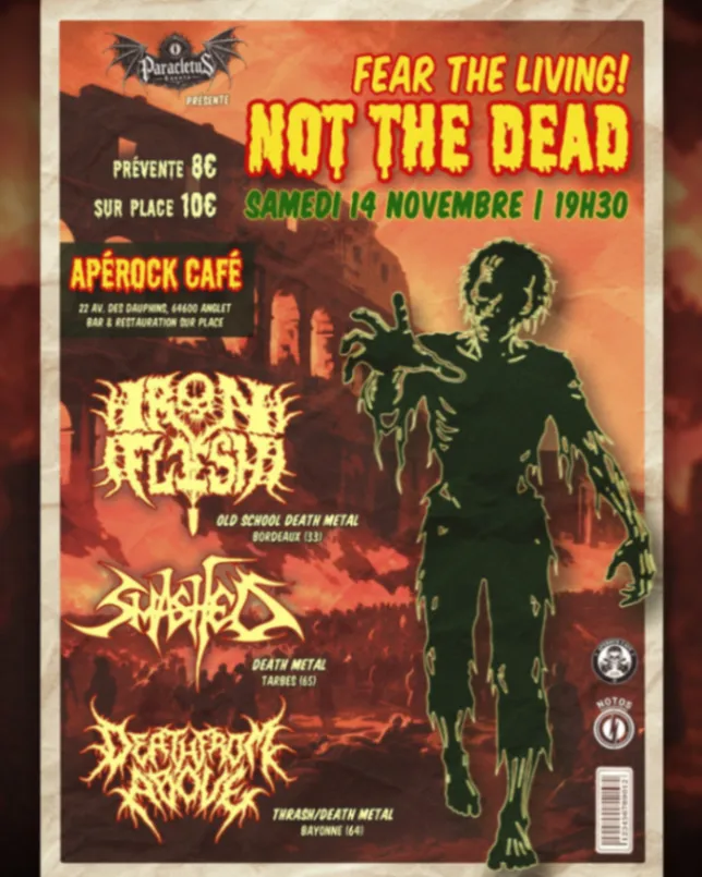 fear the living, not the dead!