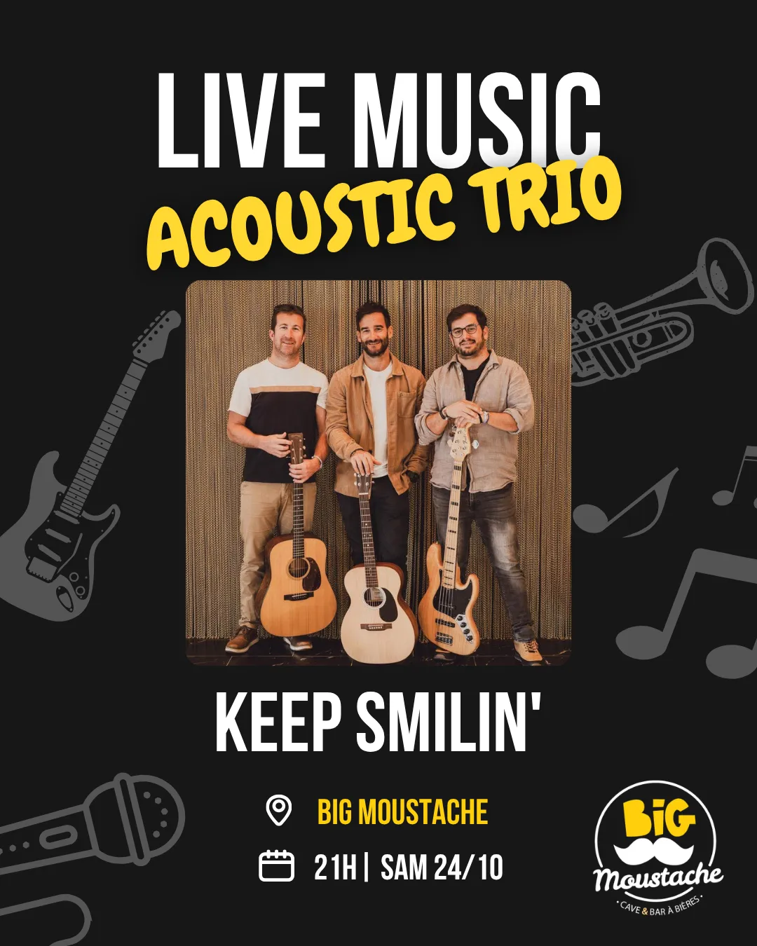 Keep smilin’ trio