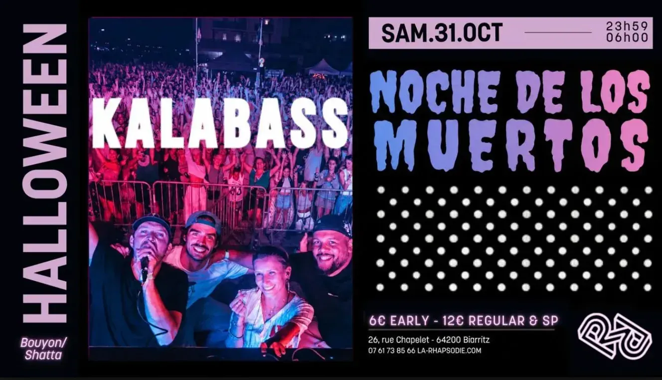 La Noche De Los Muertos @La Rhapsodie : Kalabass