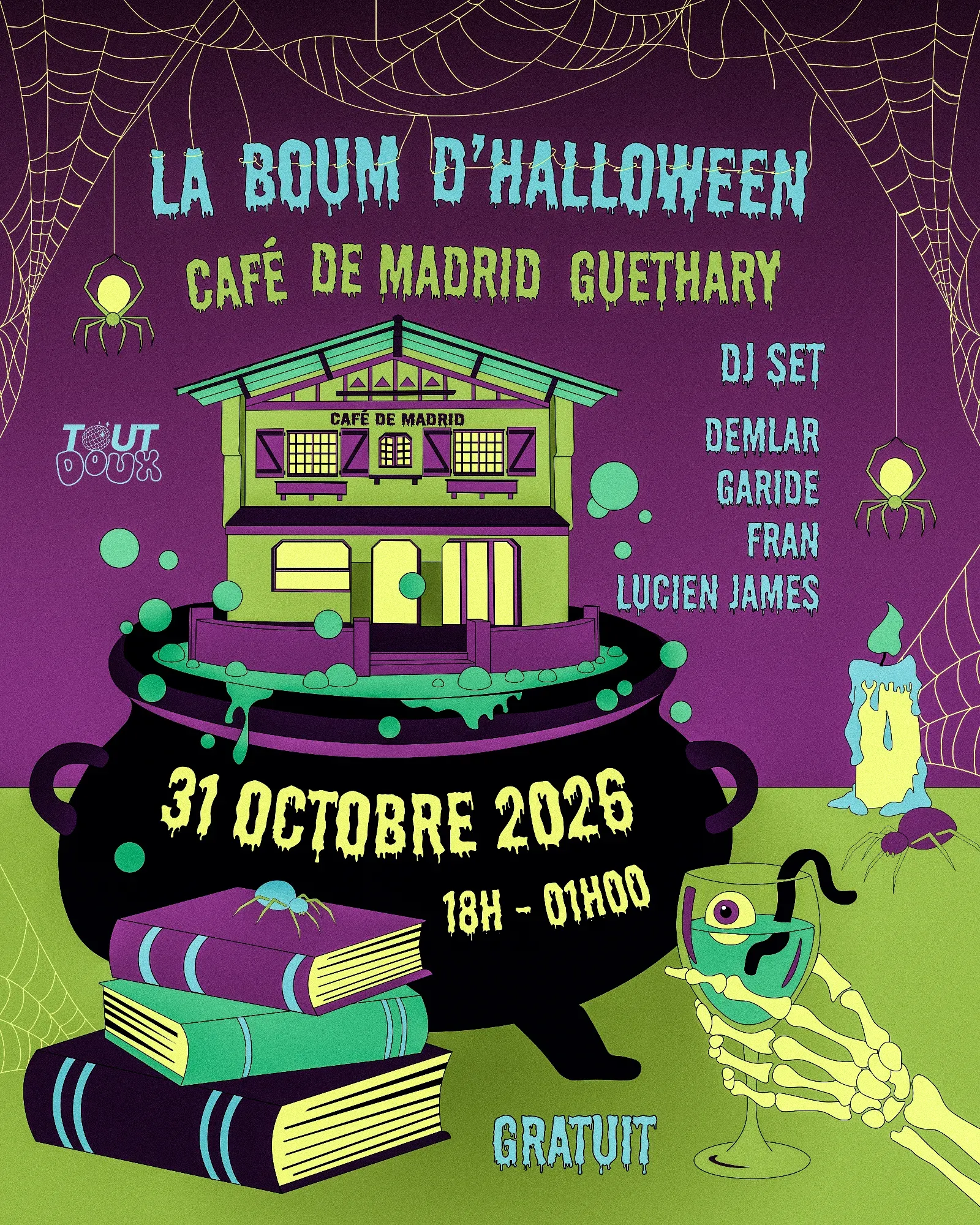 TOUT DOUX EVENT "LA BOUM D'HALLOWEEN" 