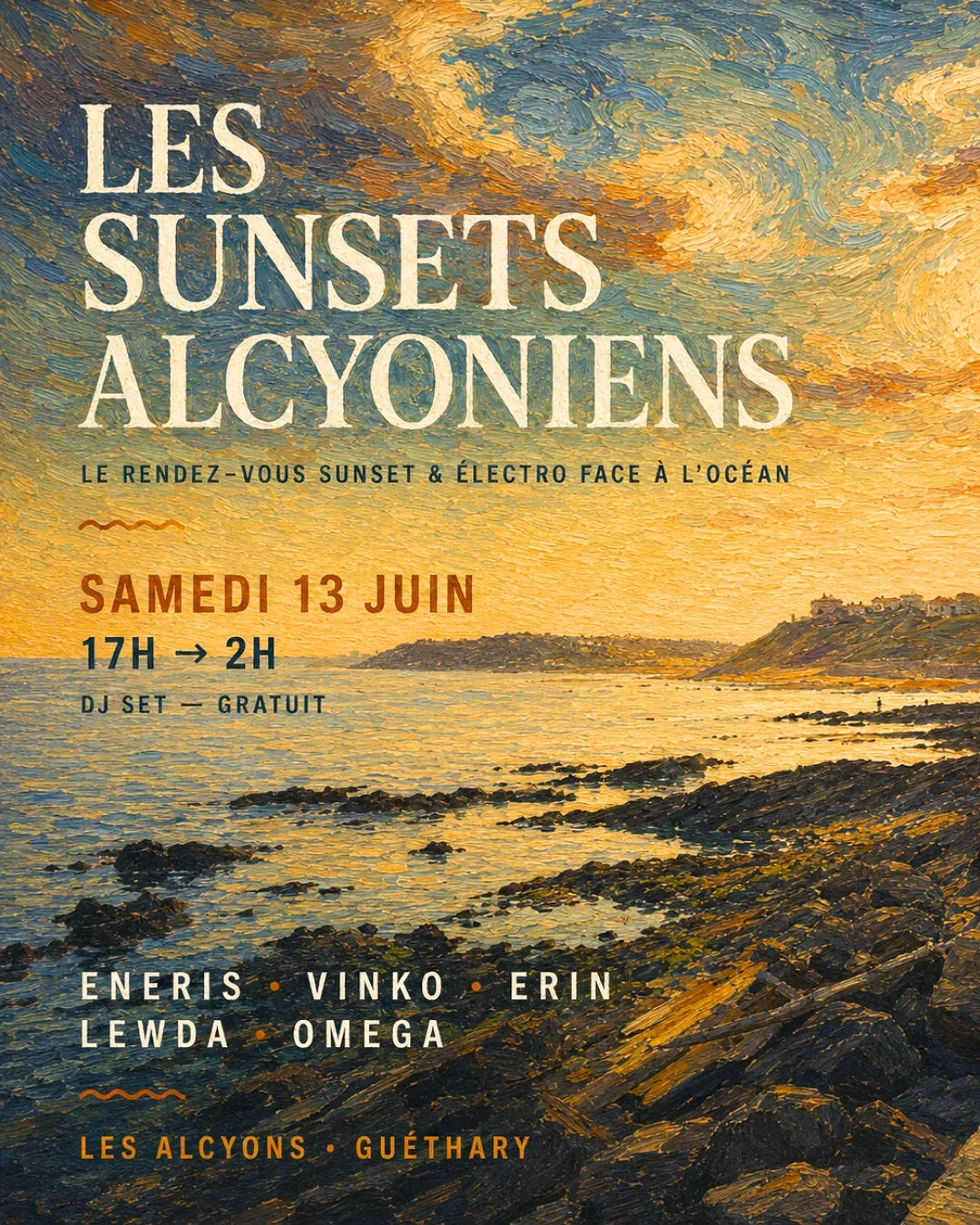 Les sunsets alcyoniens 