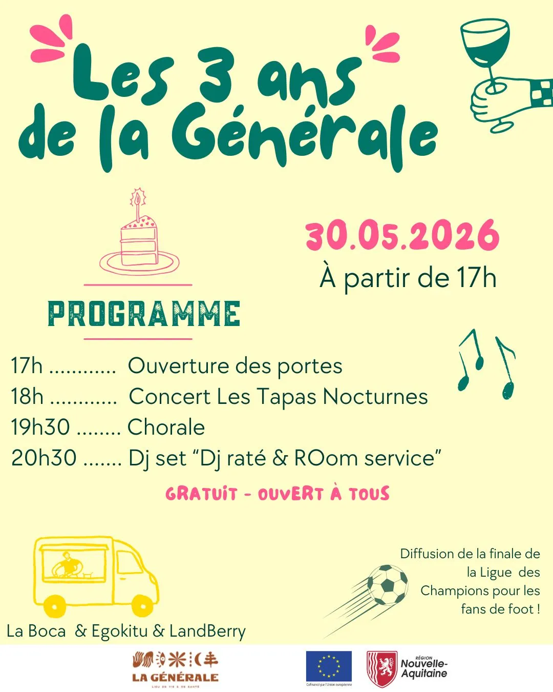 Les 3 ans de la Générale 